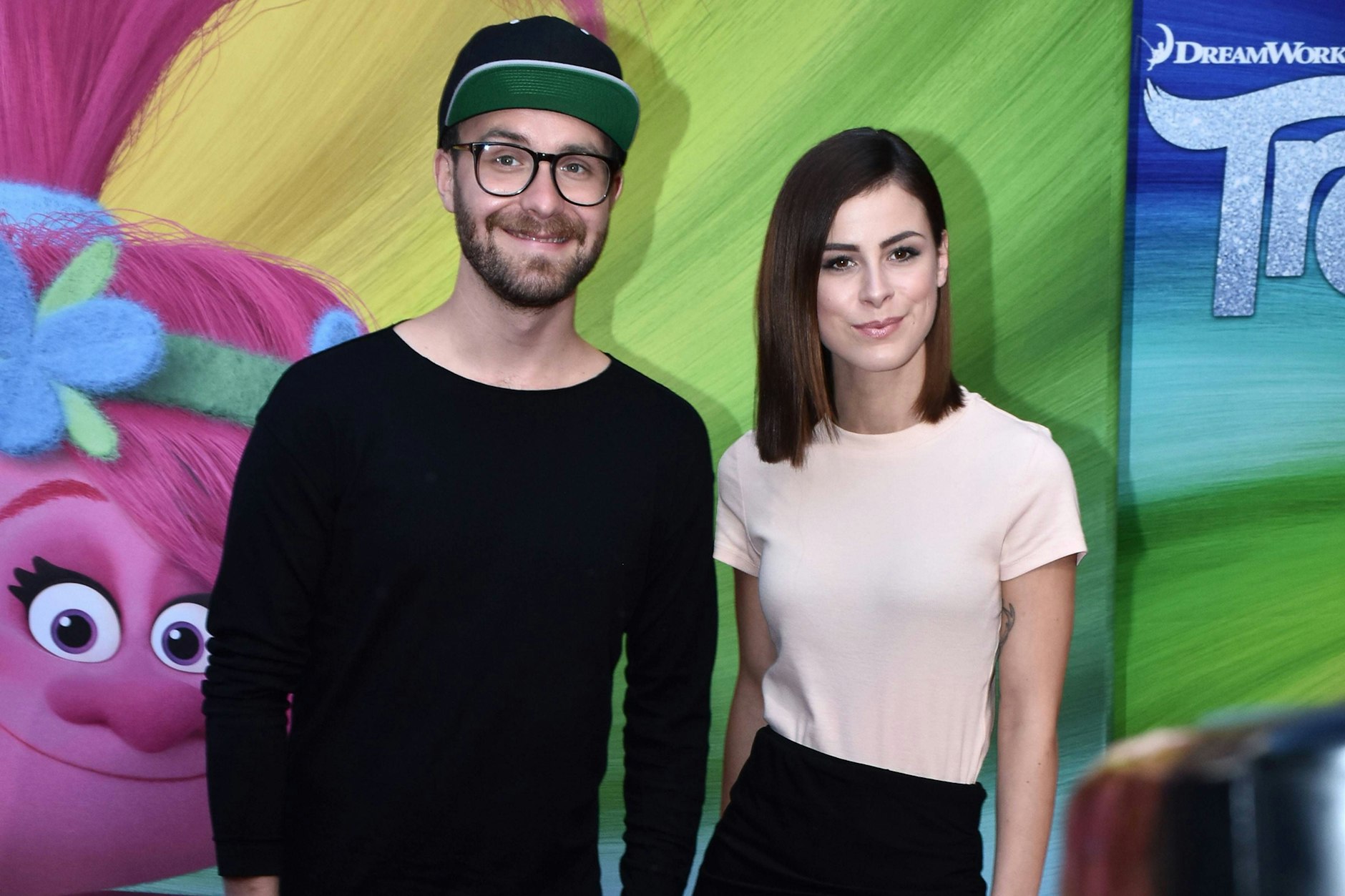 Lena Meyer-Landrut und Mark Forster bei einer Film-Premiere in Berlin. Das Paar soll zum zweiten Mal geheiratet haben.