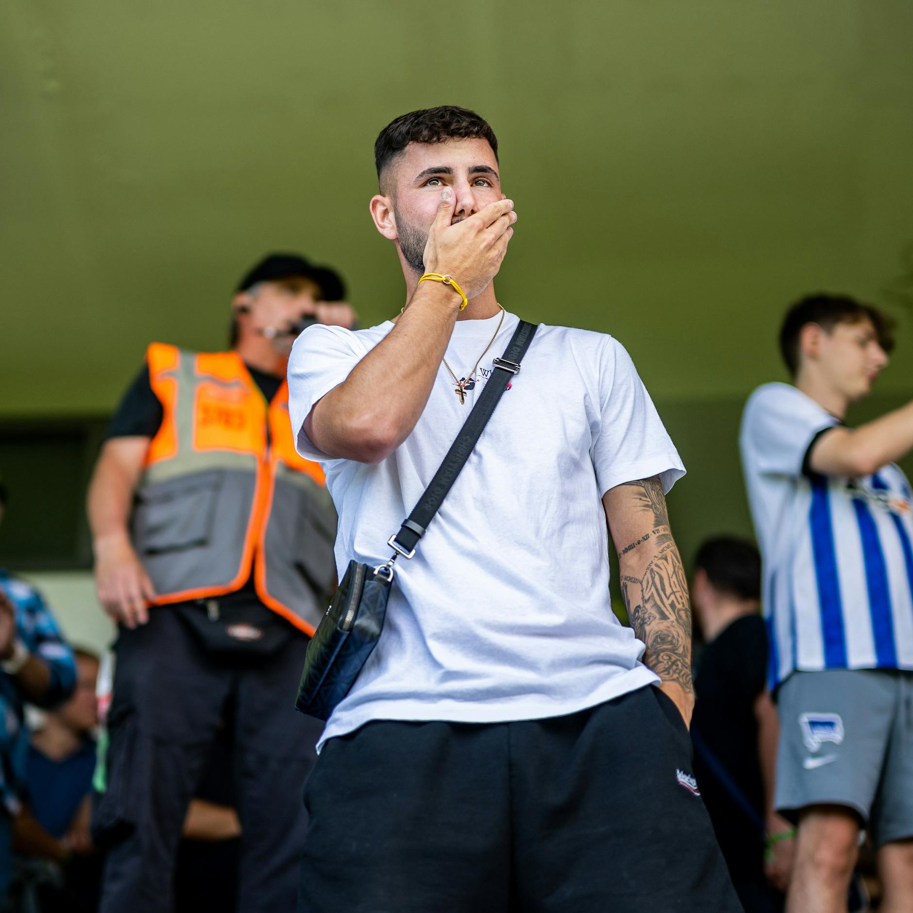 Marco Richter von Hertha BSC konnte es kaum fassen, wie ihn die Fans im Amateurstadion am Wochenende mit Applaus empfingen.
