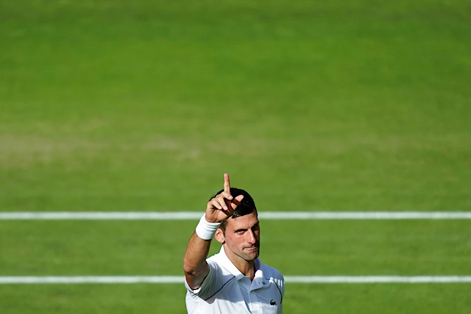 Trotz Wimbledon-Sieg im ATP-Ranking abgerutscht: Novak Djokovic.  