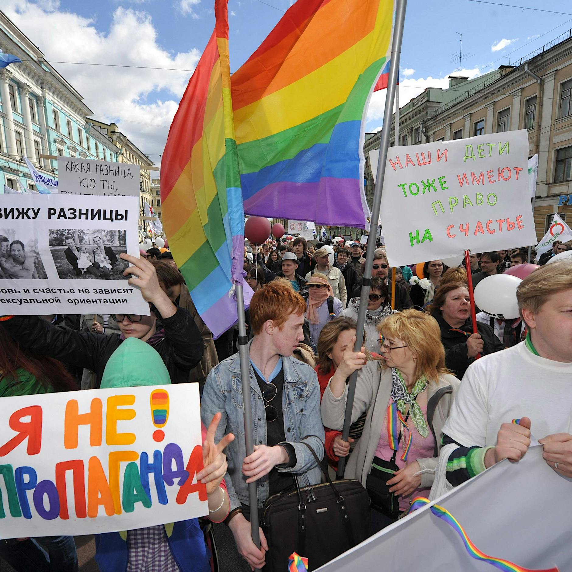 Gedemütigt, verfolgt, unterdrückt: die LGBT-Community in Russland