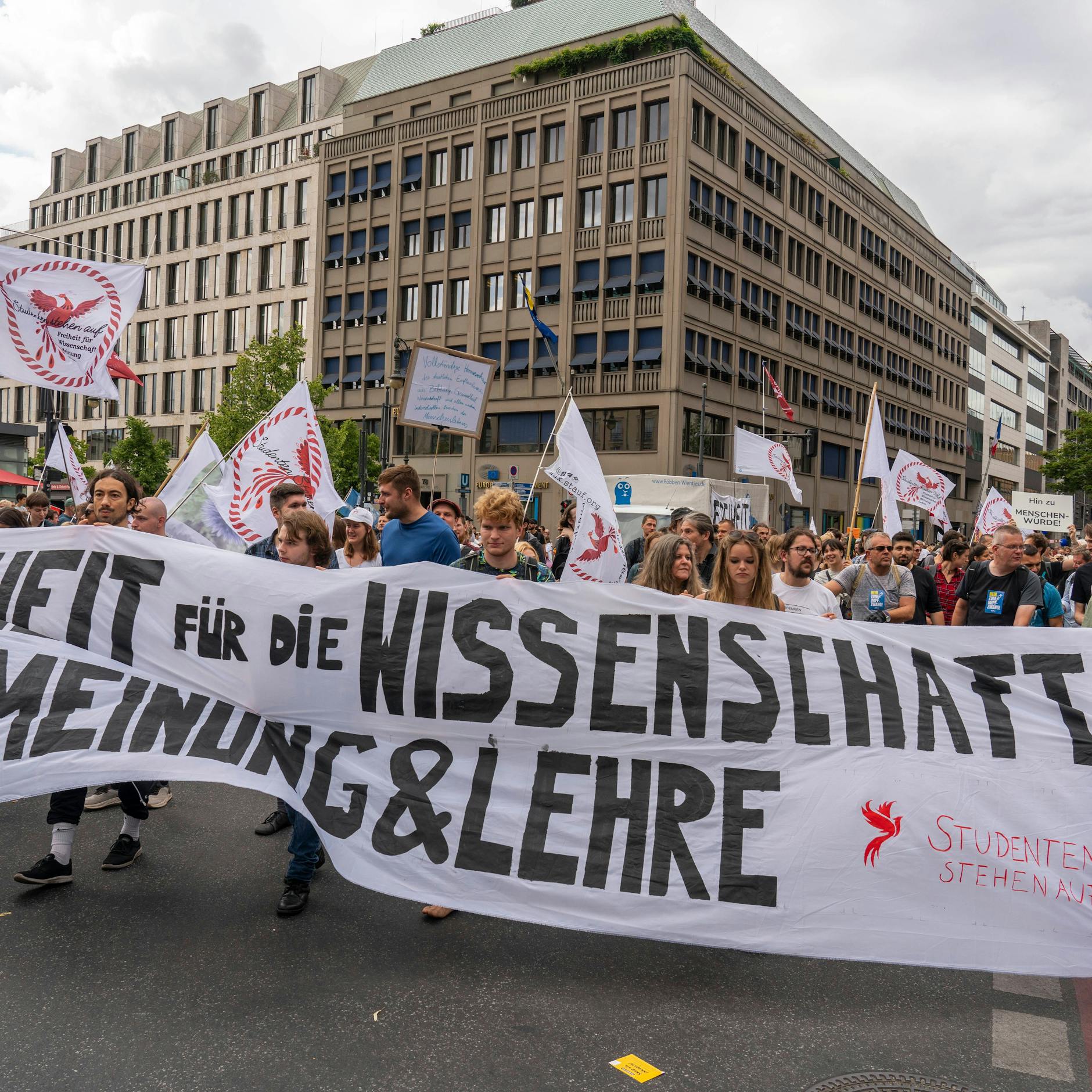 Image - Erneute Corona-Demo in Berlin: Tausende ziehen vor den Reichstag