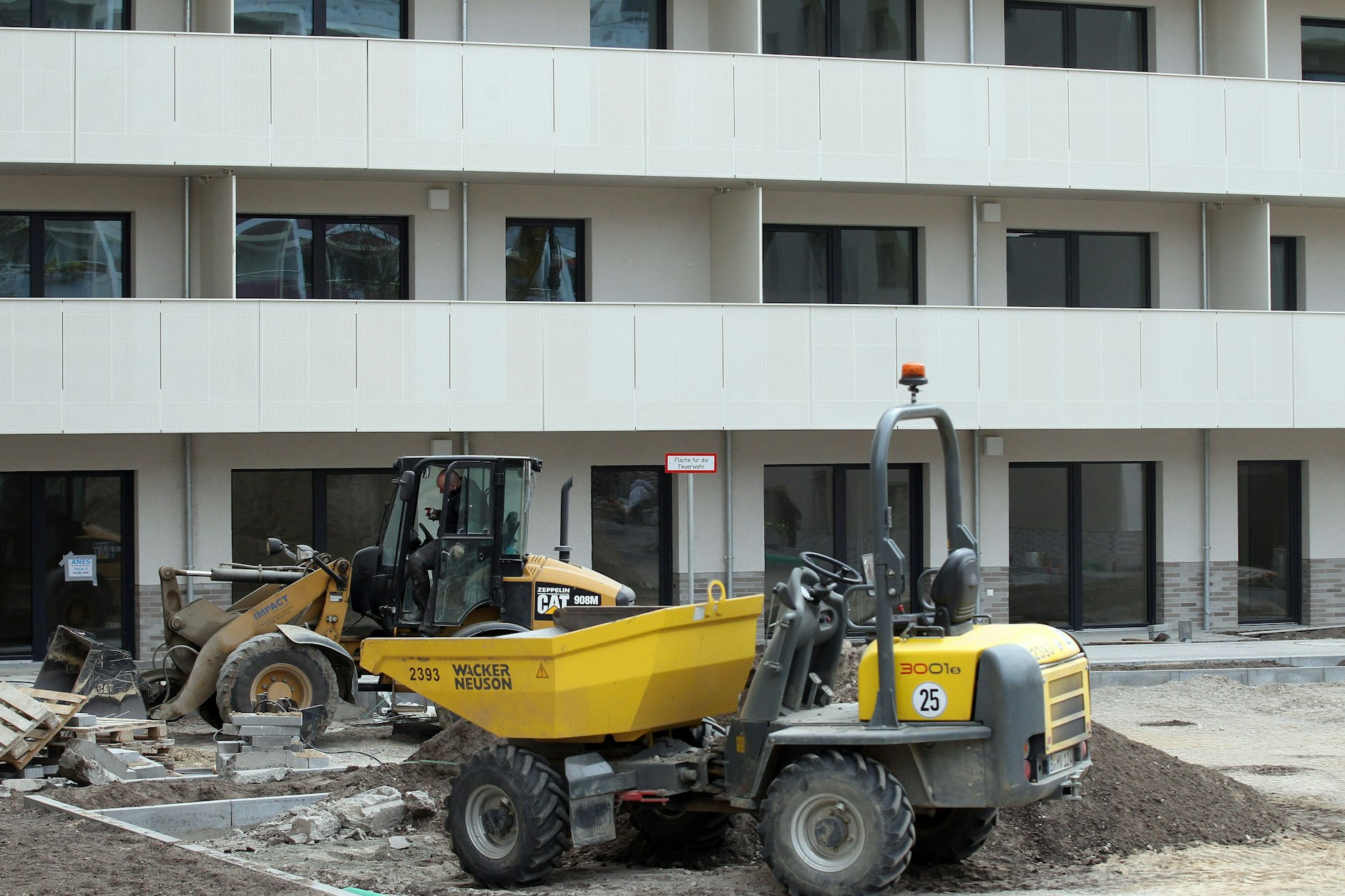 Wohnungsneubau der landeseigenen Degewo an der Karl-Holtz-Straße in Marzahn-Hellersdorf.