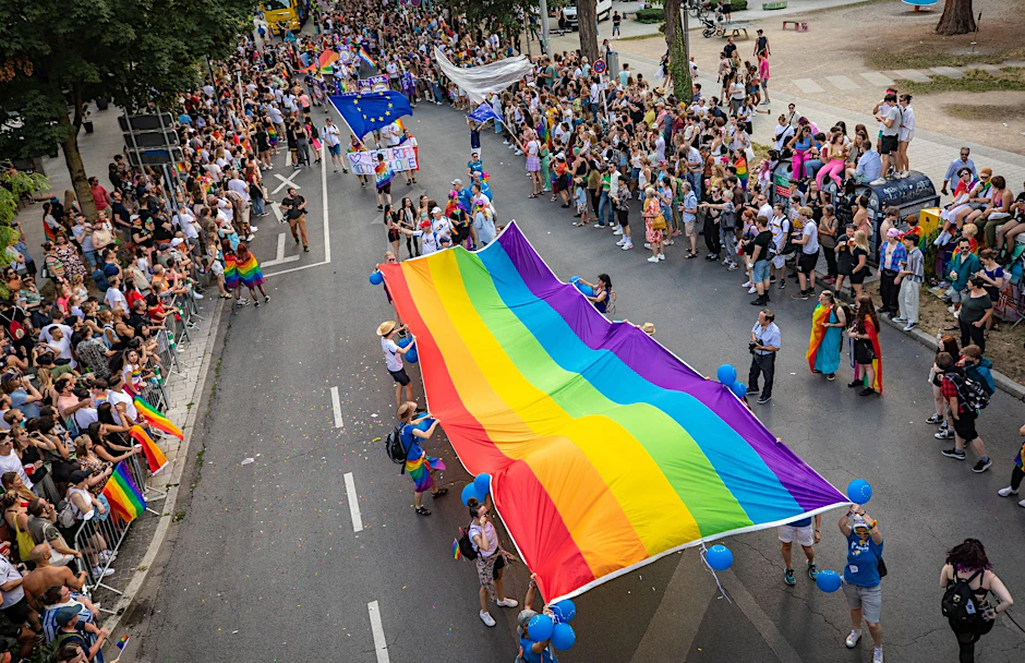 dpatopbilder - Der Christopher Street Day in Stuttgart.  