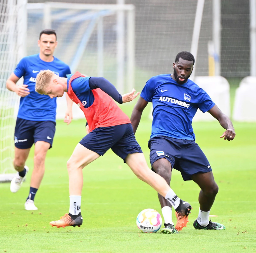 Wilfried Kanga könnte die Sehnsucht der Hertha-Fans schon bald erfüllen