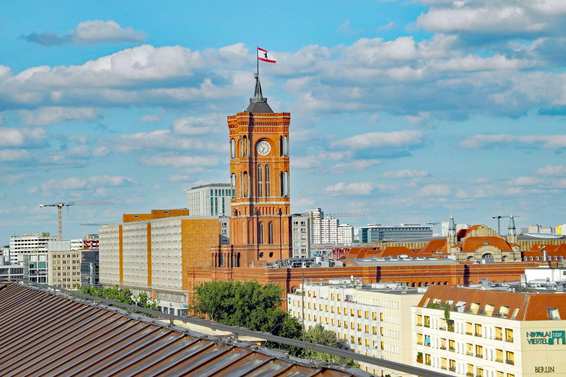 Das Rote Rathaus in Berlin