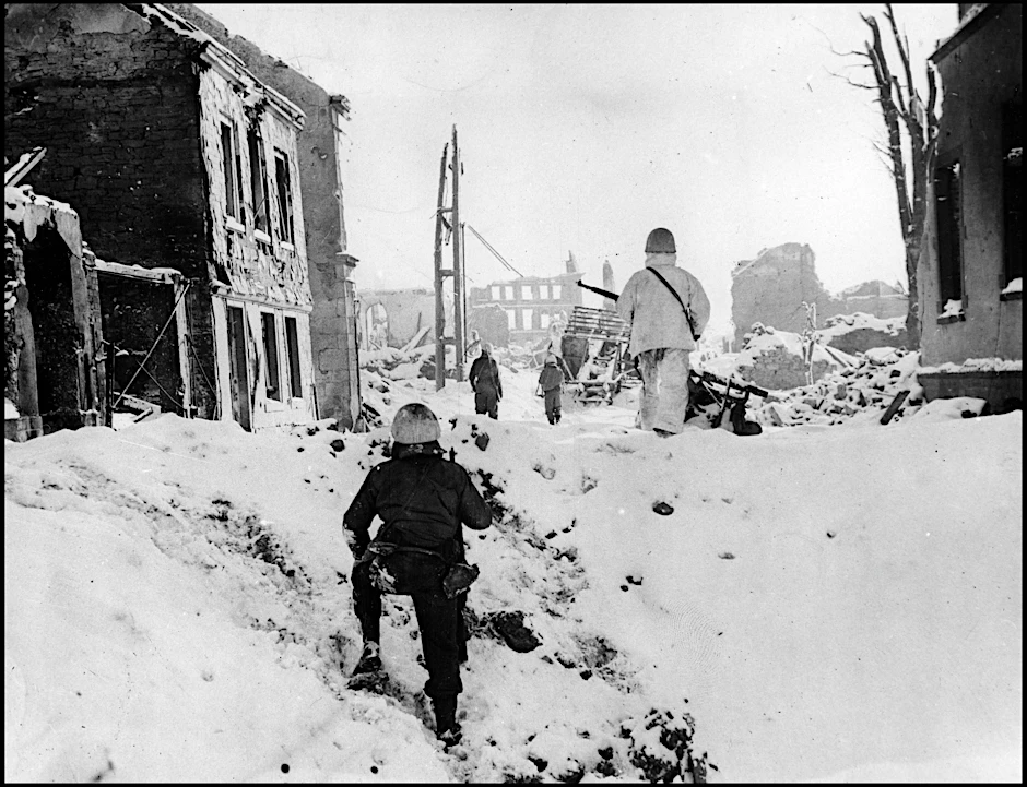 Ein Bild aus dem Kriegswinter im Januar 1945