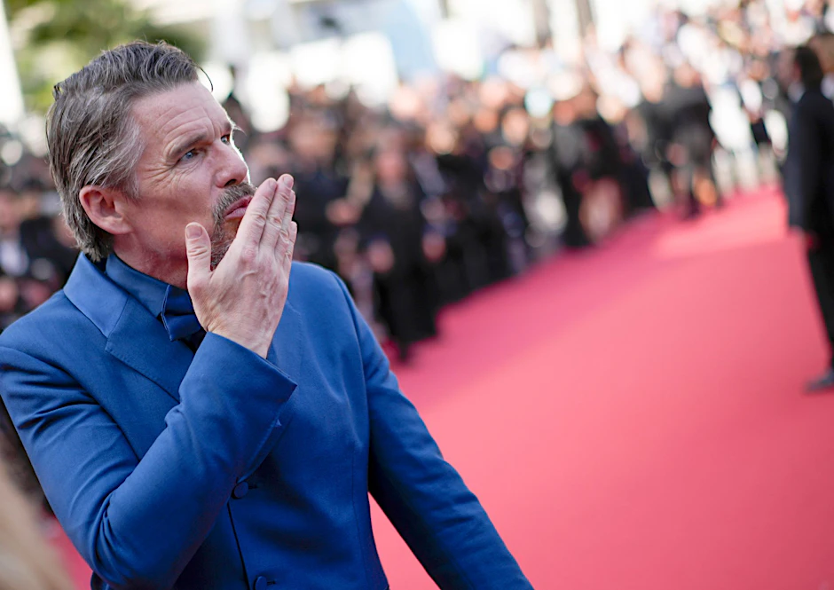 ARCHIV - Schauspieler Ethan Hawke beim Filmfestival in Cannes.  