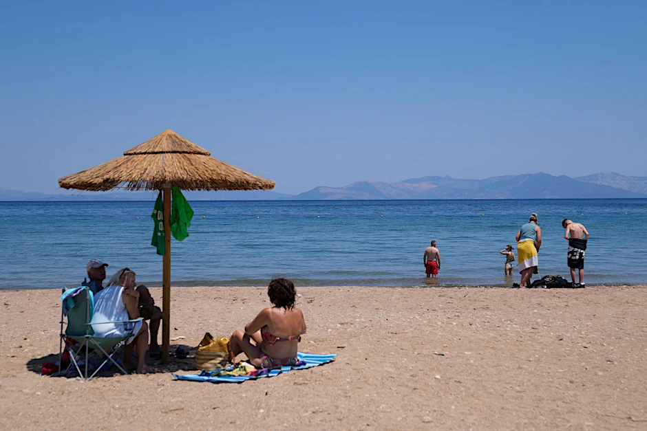 Griechenland lockt trotz der derzeit hohen Temperaturen von bis zu 40 Grad Touristen aus aller Welt an.  