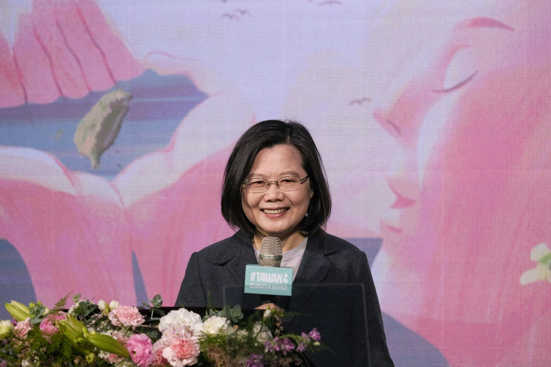 ARCHIV - Taiwans Präsidentin Tsai Ing-wen ist seit 2016 im Amt. UMA Press Wire/dpa