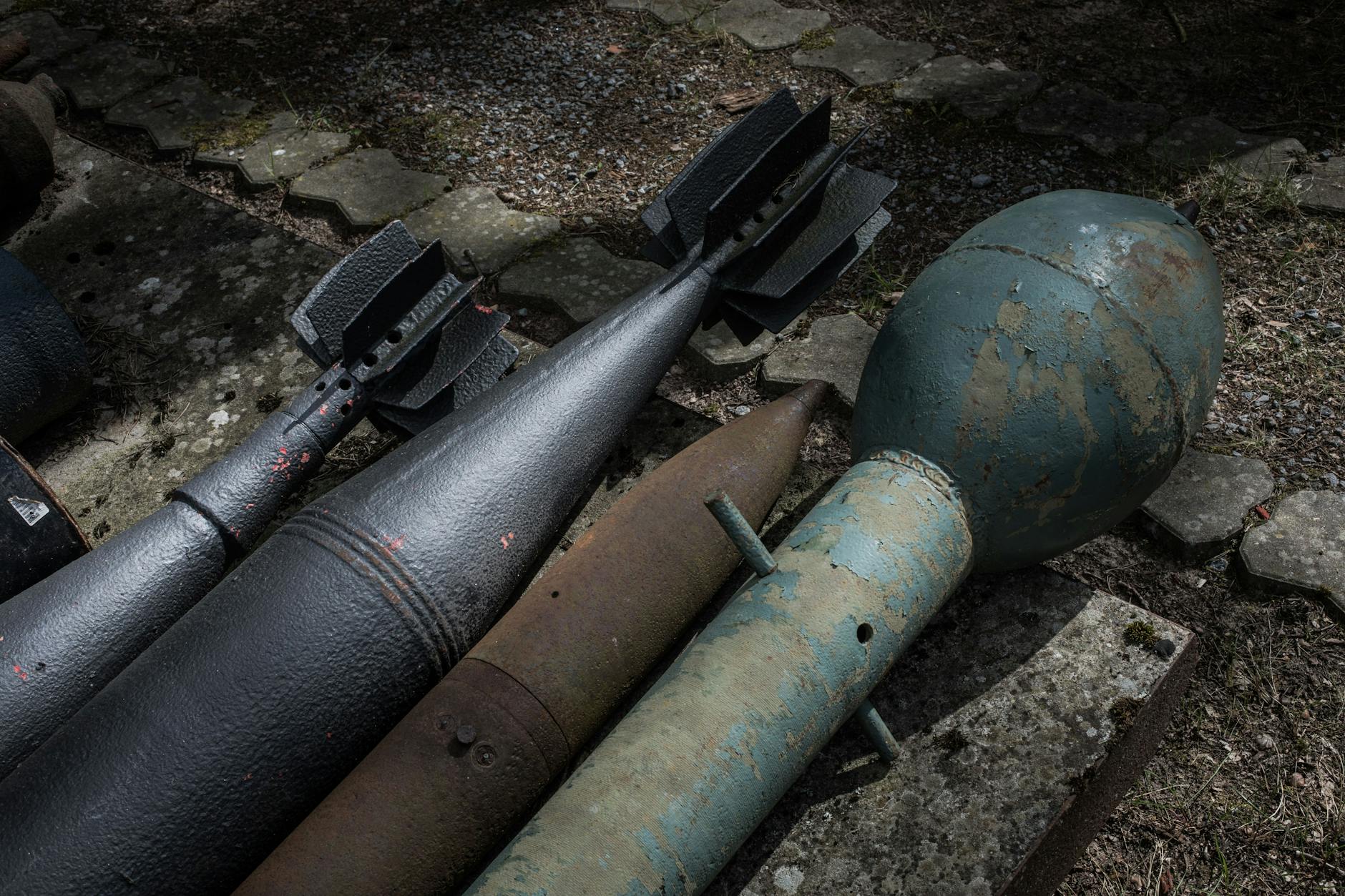 Altmunition auf dem Sprengplatz Grunewald