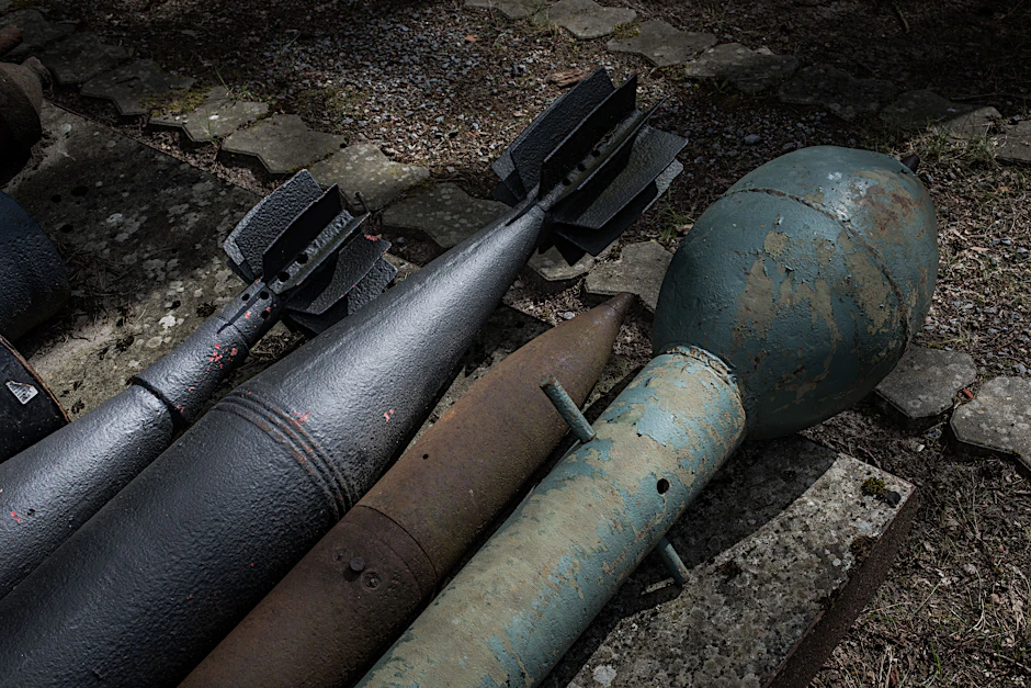 Altmunition auf dem Sprengplatz Grunewald