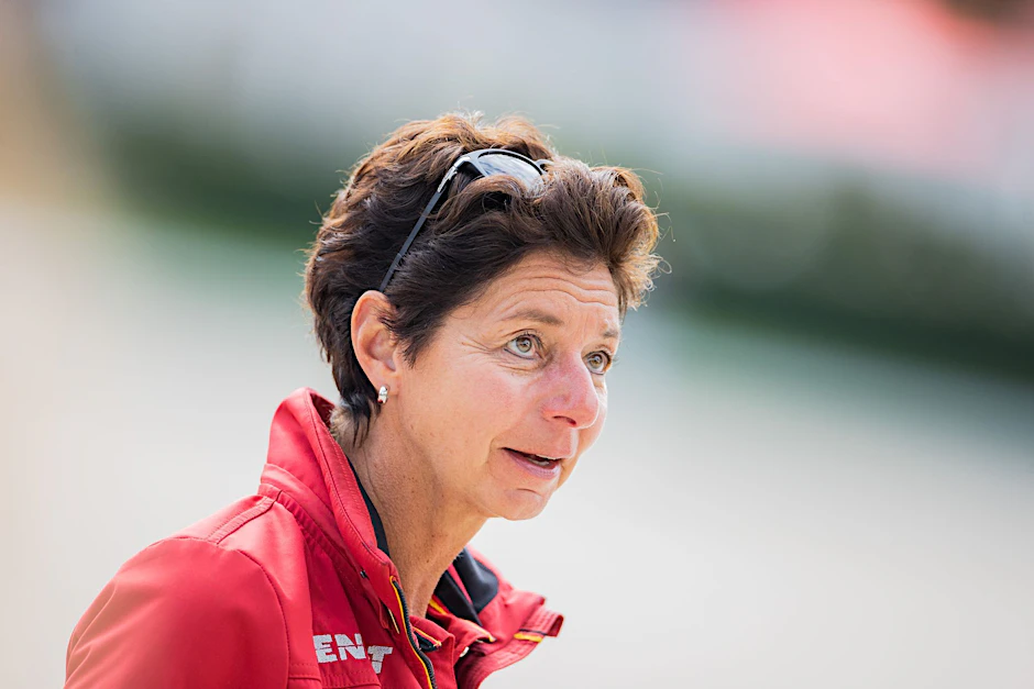 ARCHIV - Sieht die deutsche Dressur-Equipe bei der WM in Dänemark nicht als Favoriten: Bundestrainerin Monica Theodorescu.  