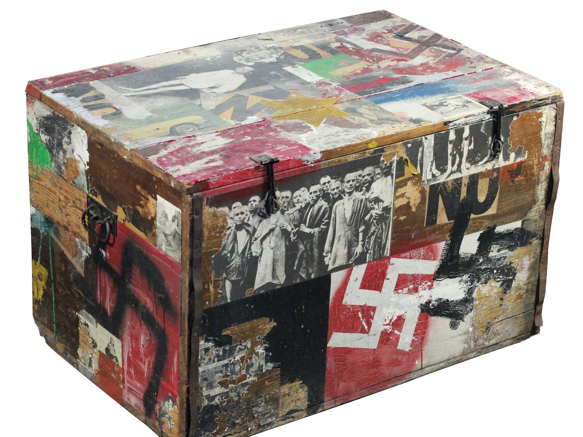 Boris Lurie: „NO!art“, die Kiste eines Holocaust-Überlebenden, Emigrant in New York und Vostells Freund