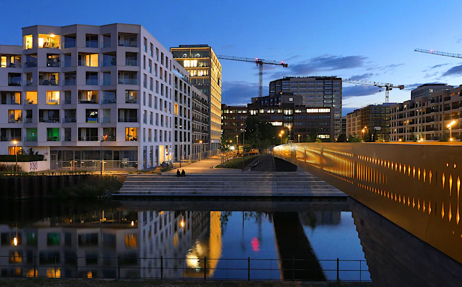 Neubau in der Europacity in Berlin