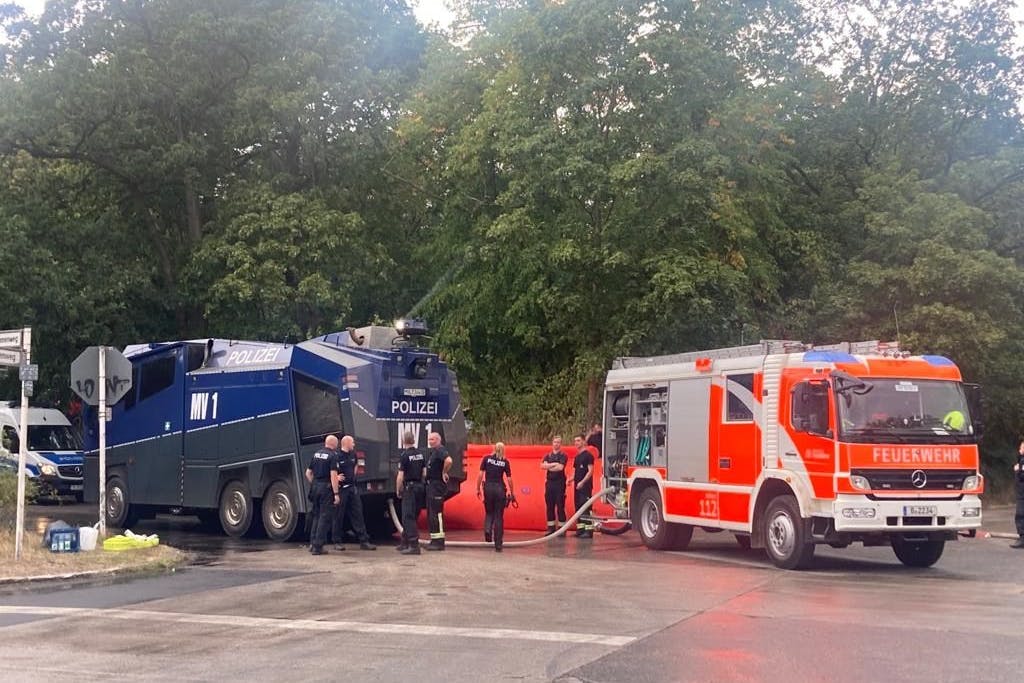 Die Feuerwehr im Einsatz