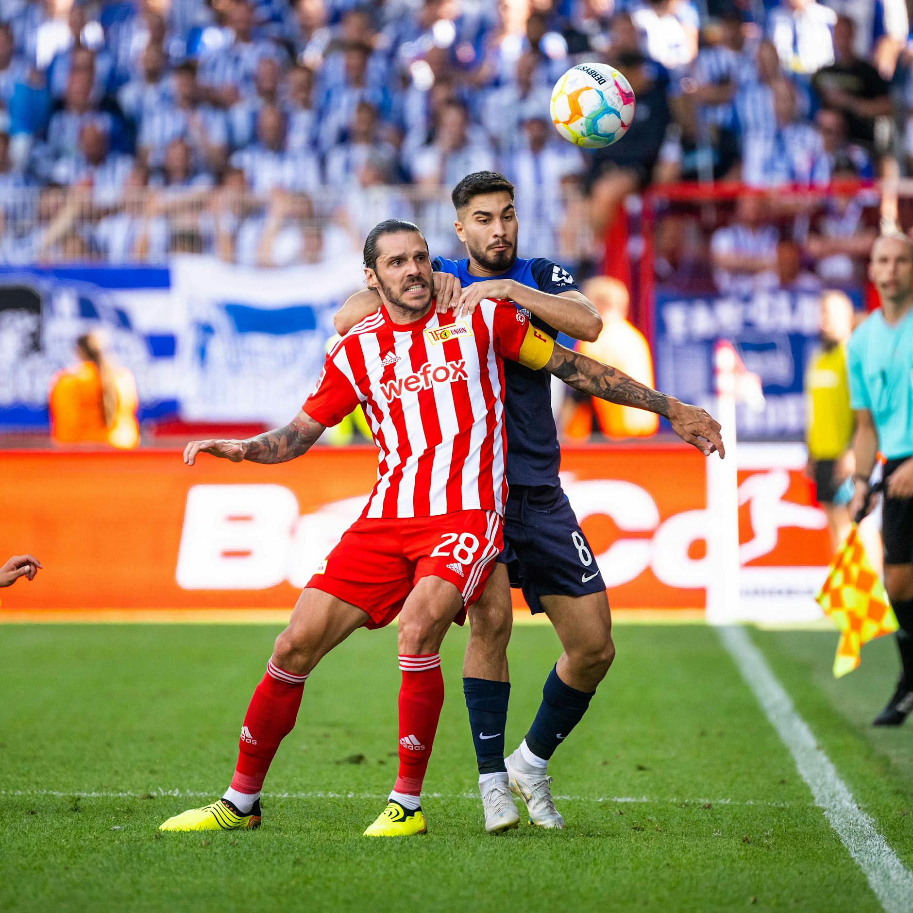 Union-Kapitän Christopher Trimmel erfreut sich am Klang des Wortes Stadtmeister, seinem Trainer Urs Fischer ist das mal wieder überhaupt nicht wichtig