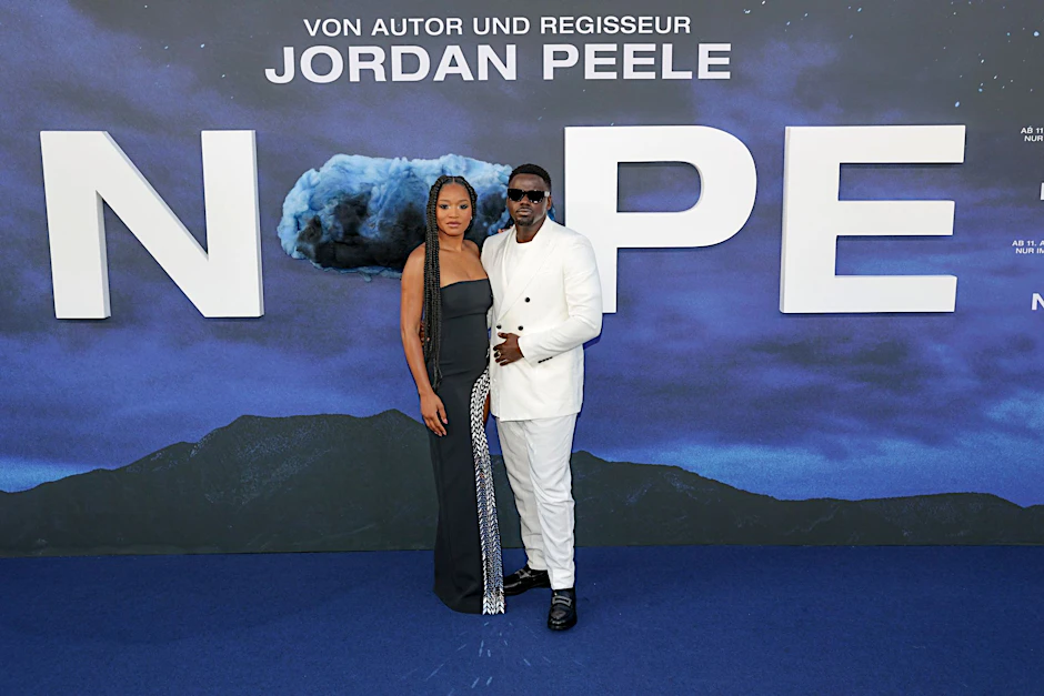 Die Schauspieler Keke Palmer und Daniel Kaluuya kommen zur Deutschlandpremiere des Kinofilms "Nope" in den Zoo-Palast.  