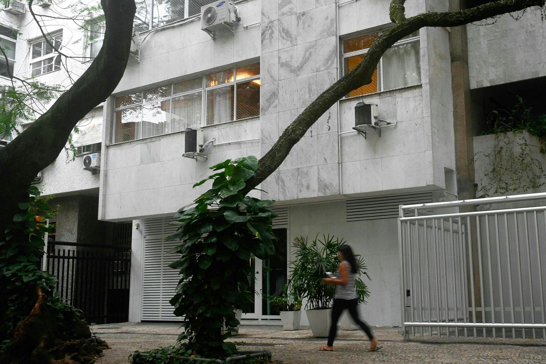 Das Gebäude in Rio de Janeiro, in dem das Paar wohnte.