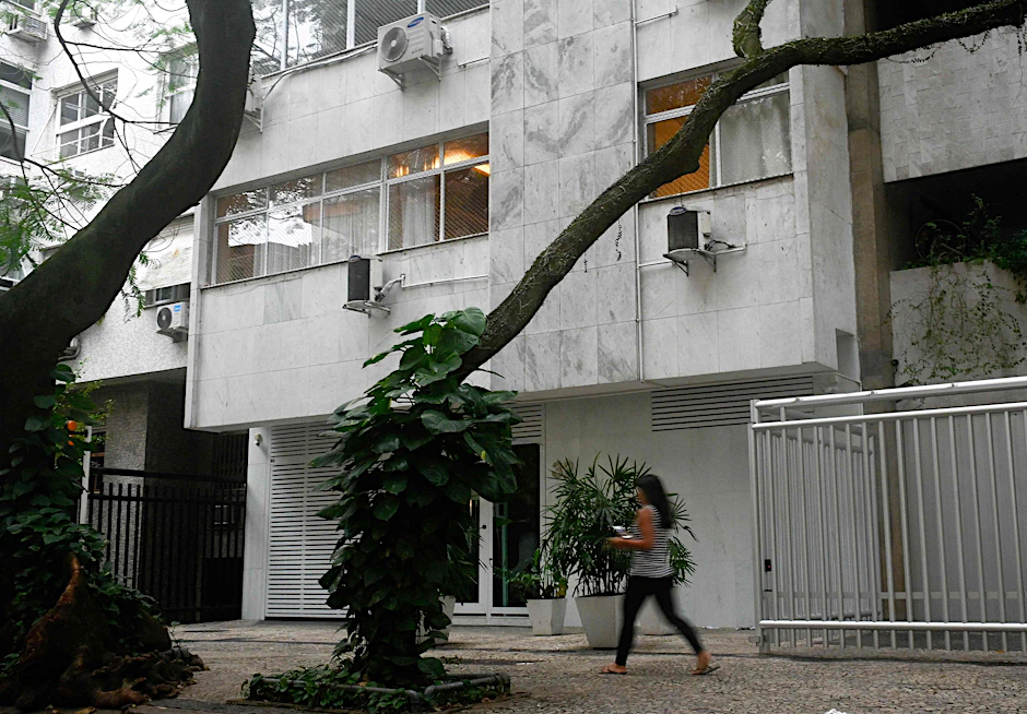 Das Gebäude in Rio de Janeiro, in dem das Paar wohnte.