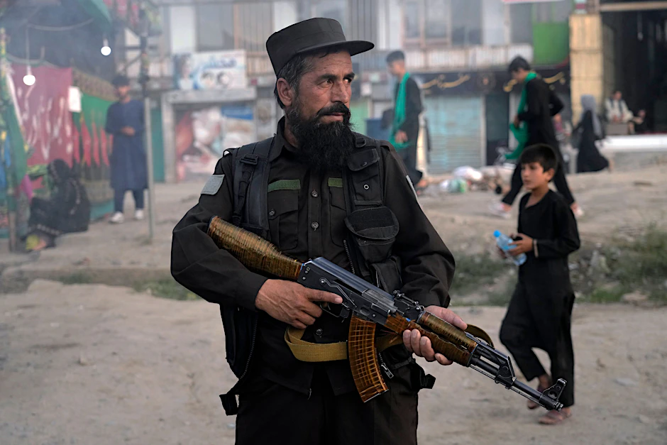 Ein Talibankämpfer&nbsp; in Kabul, Afghanistan