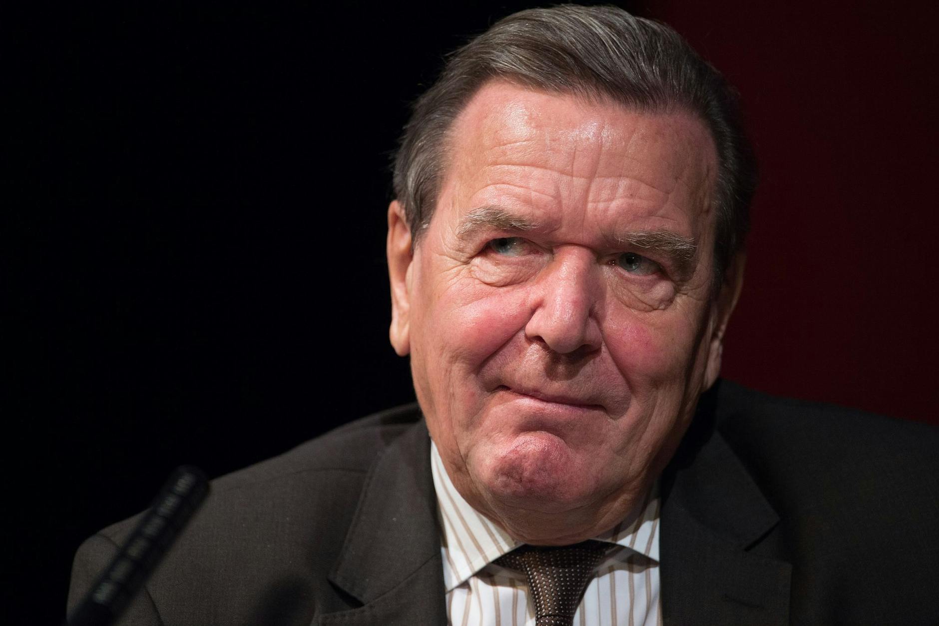  Altkanzler Gerhard Schröder. 