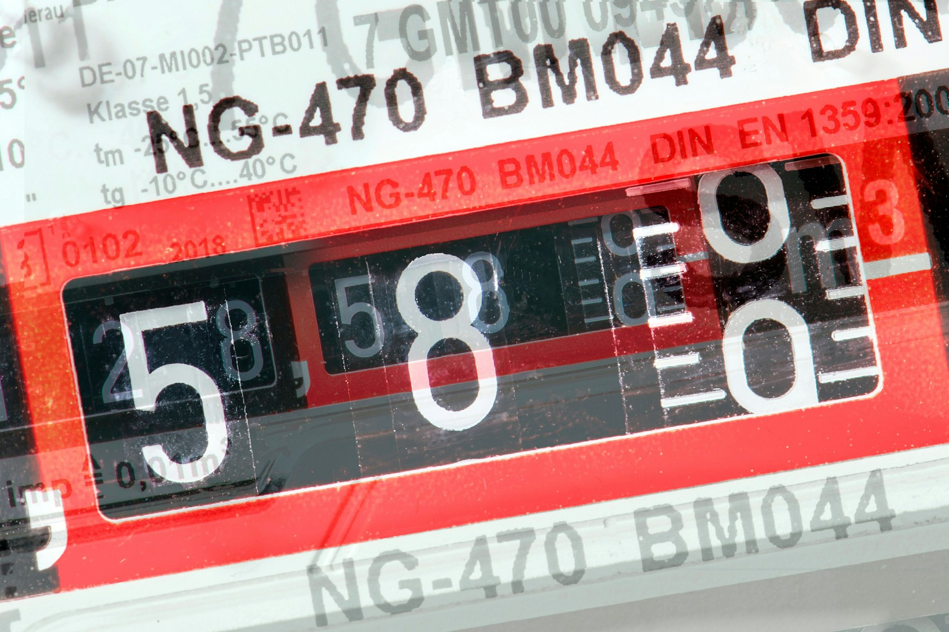 Der Gaszähler bringt die Wahrheit ans Licht.