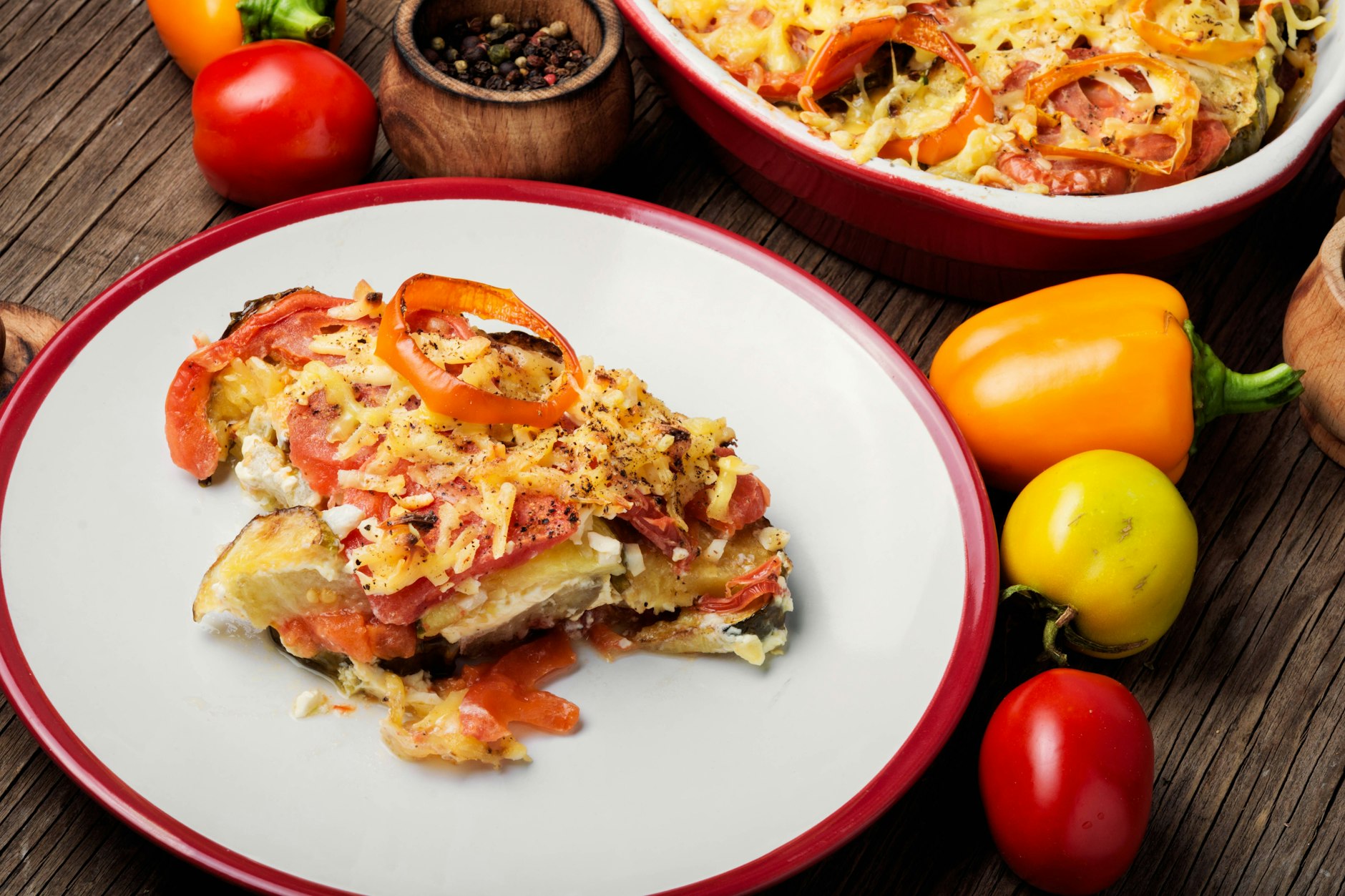 Lecker und gesund: der Zucchini-Sommerauflauf.