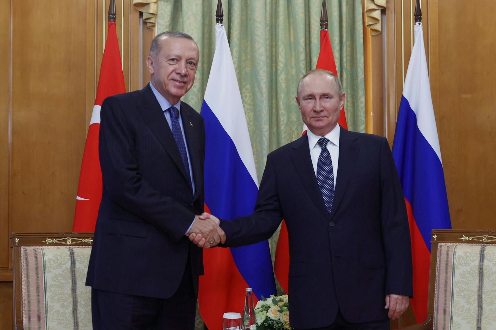 Recep Tayyip Erdogan und Wladimir Putin in Sotschi