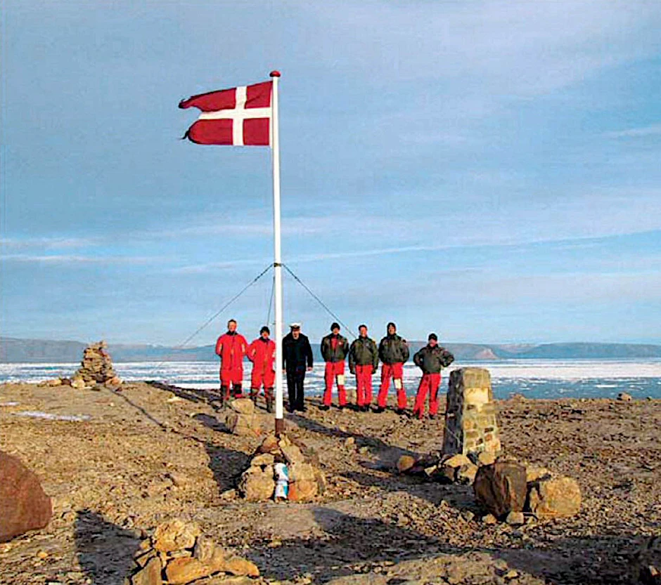 Auch Dänemark hat seine internationalen Konflikte: Jahrelang hatten Kanada und Dänemark die Hans-Insel für sich beansprucht.