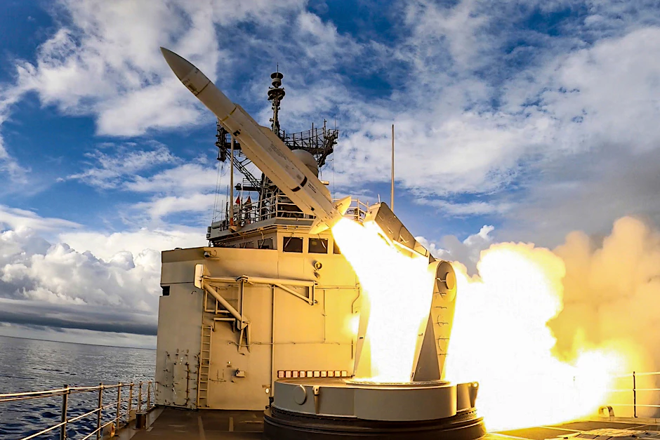 Das taiwanische Militär schießt eine Rakete&nbsp;in den Gewässern vor dem Bezirk Pingtung ab. (Archivbild)