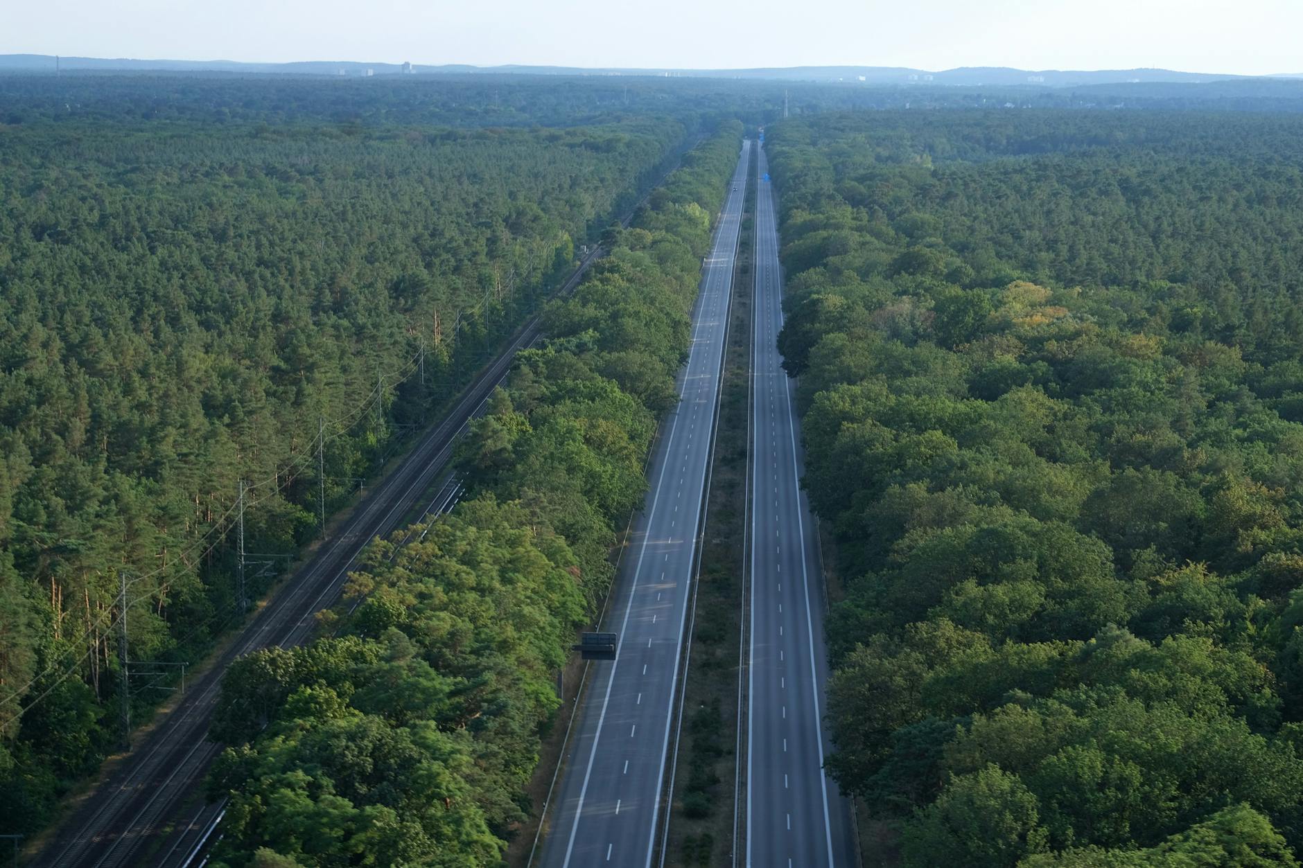 Noch immer gesperrt: die Avus