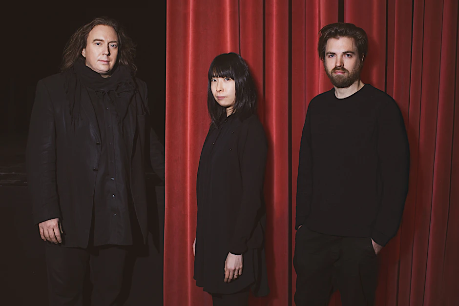 Derzeitige Mitglieder von Tangerine Dream (v. l.): Thorsten Quaeschning, Hoshiko Yamane, Paul Frick.