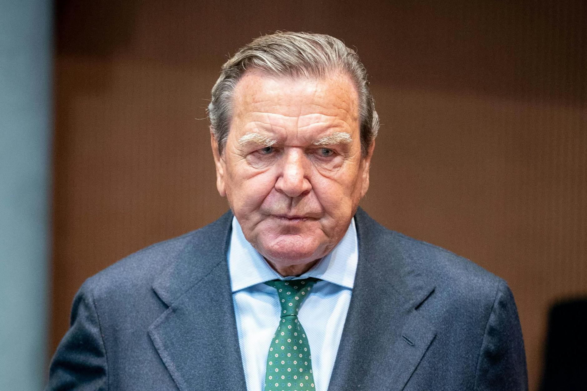 Ex-Bundeskanzler Gerhard Schröder im Mai 2022