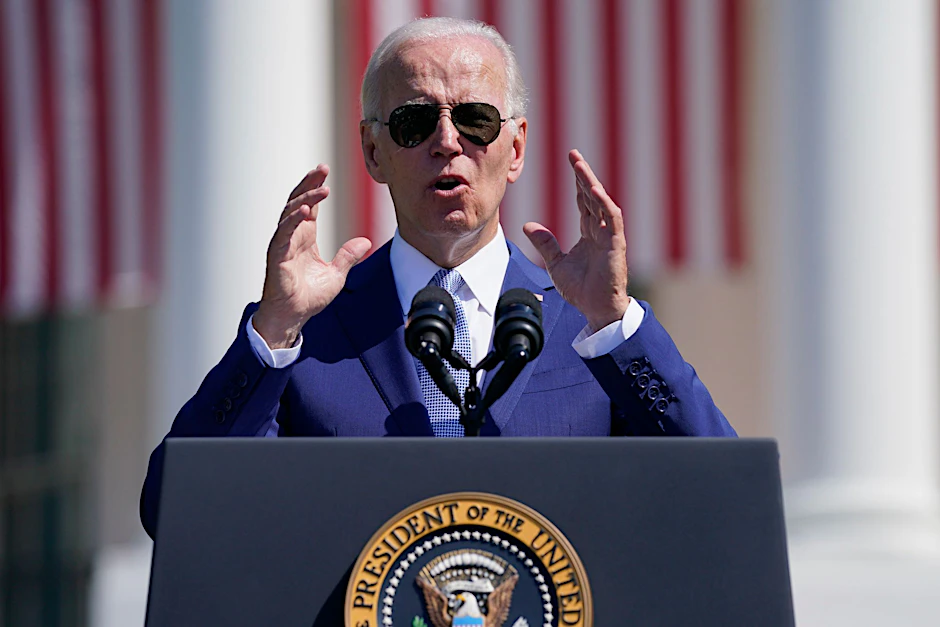 US-Präsident Joe Biden will mit dem Gesetz die Abhängigkeit von der Chip-Produktion in Asien verringern.  