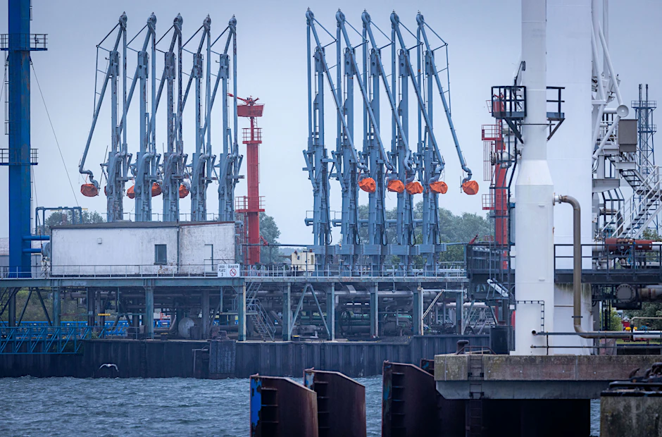 Der Rostocker Seehafen