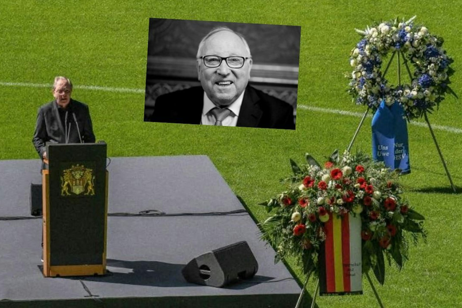 Olli Dittrich hielt eine bewegende Rede für Uwe Seeler.