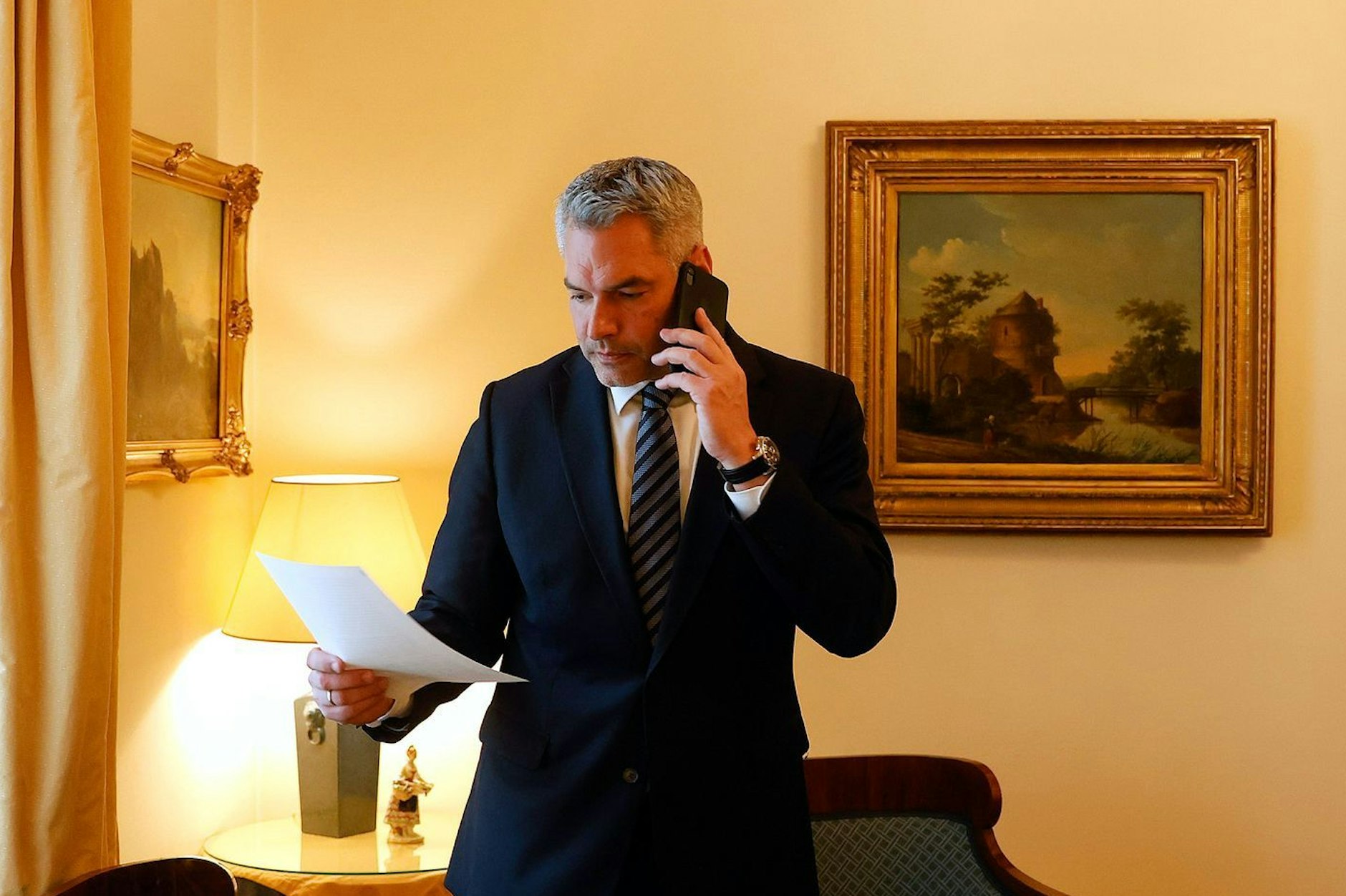 Österreichs Bundeskanzler Karl Nehammer (ÖVP)