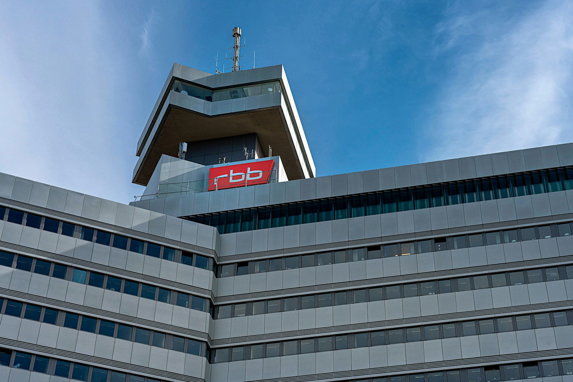 Das RBB-Gebäude in Berlin-Charlottenburg