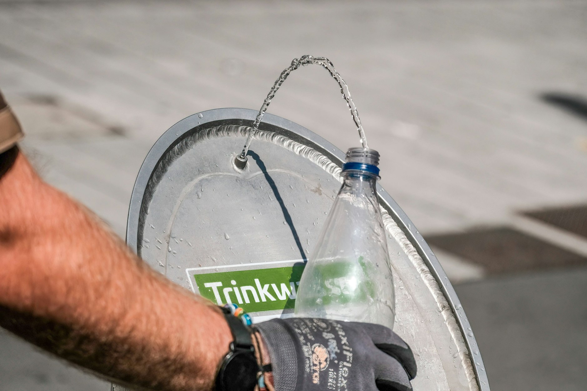 Trinken bei diesen Temperaturen ist lebenswichtig.