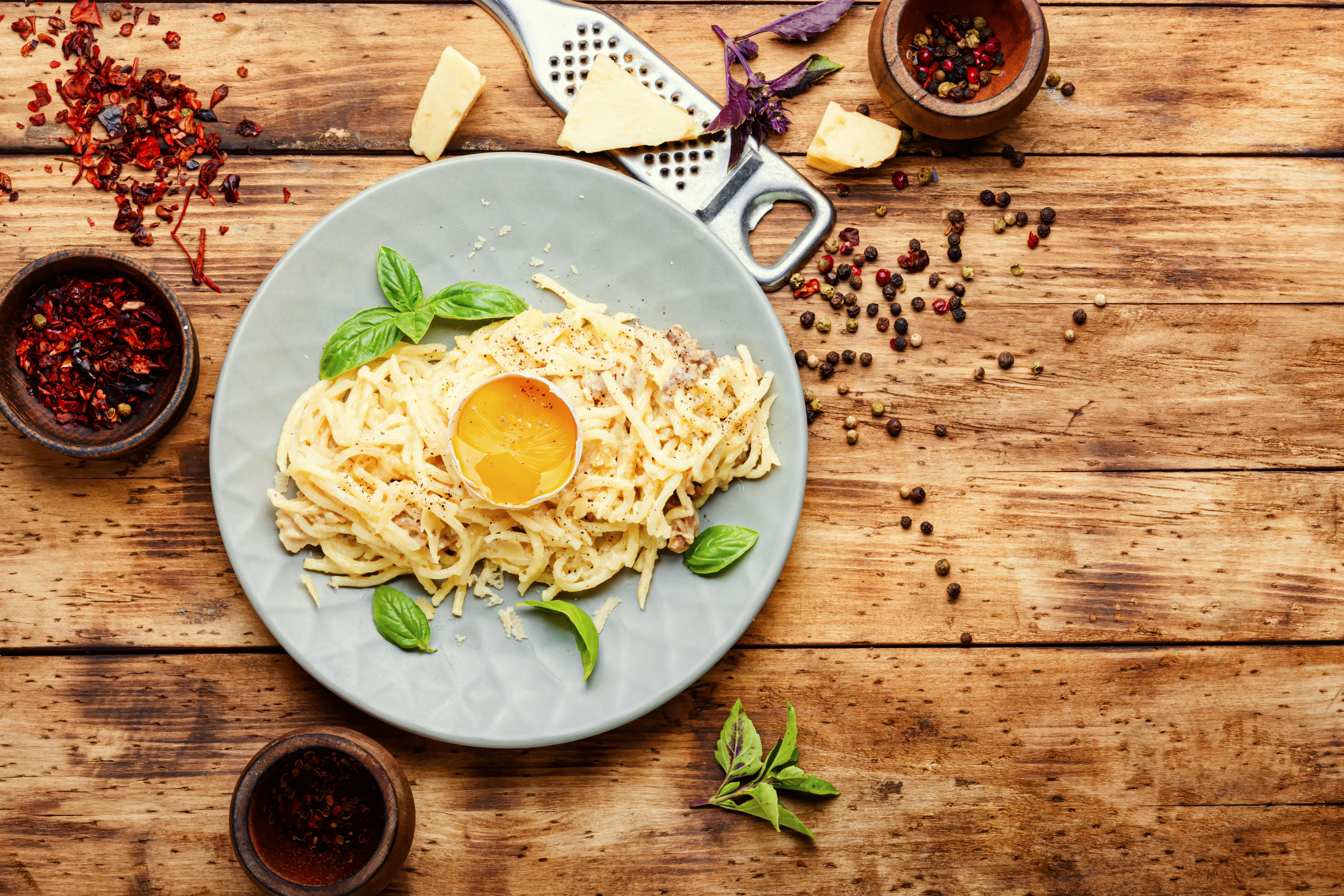 Eine gute Carbonara: nur echt mit&nbsp;Guanciale.