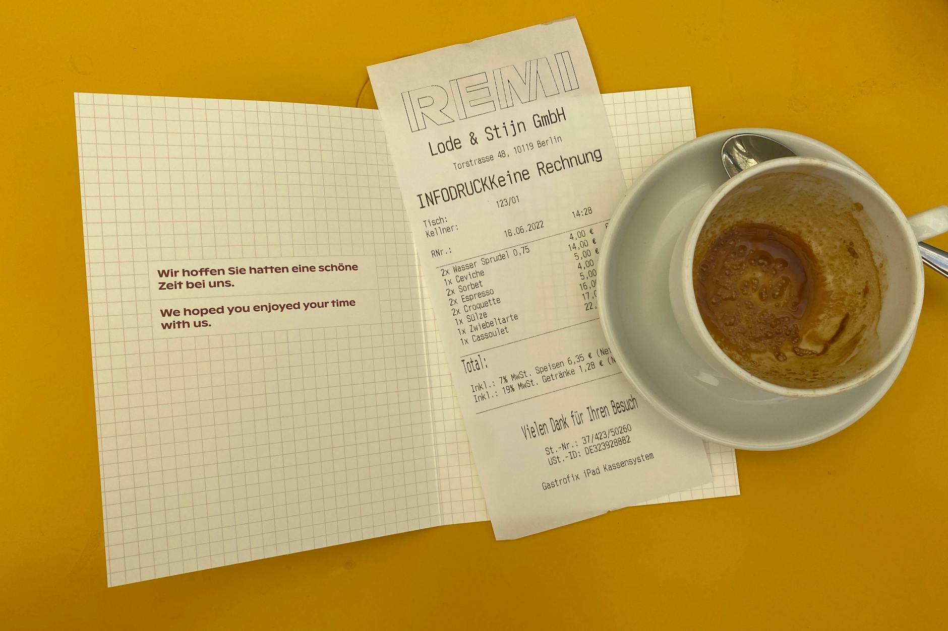 Espresso runtergespült und weiter in den Samstag hinein treiben lassen: Ein Besuch im Remi macht fast gänzlich glücklich.