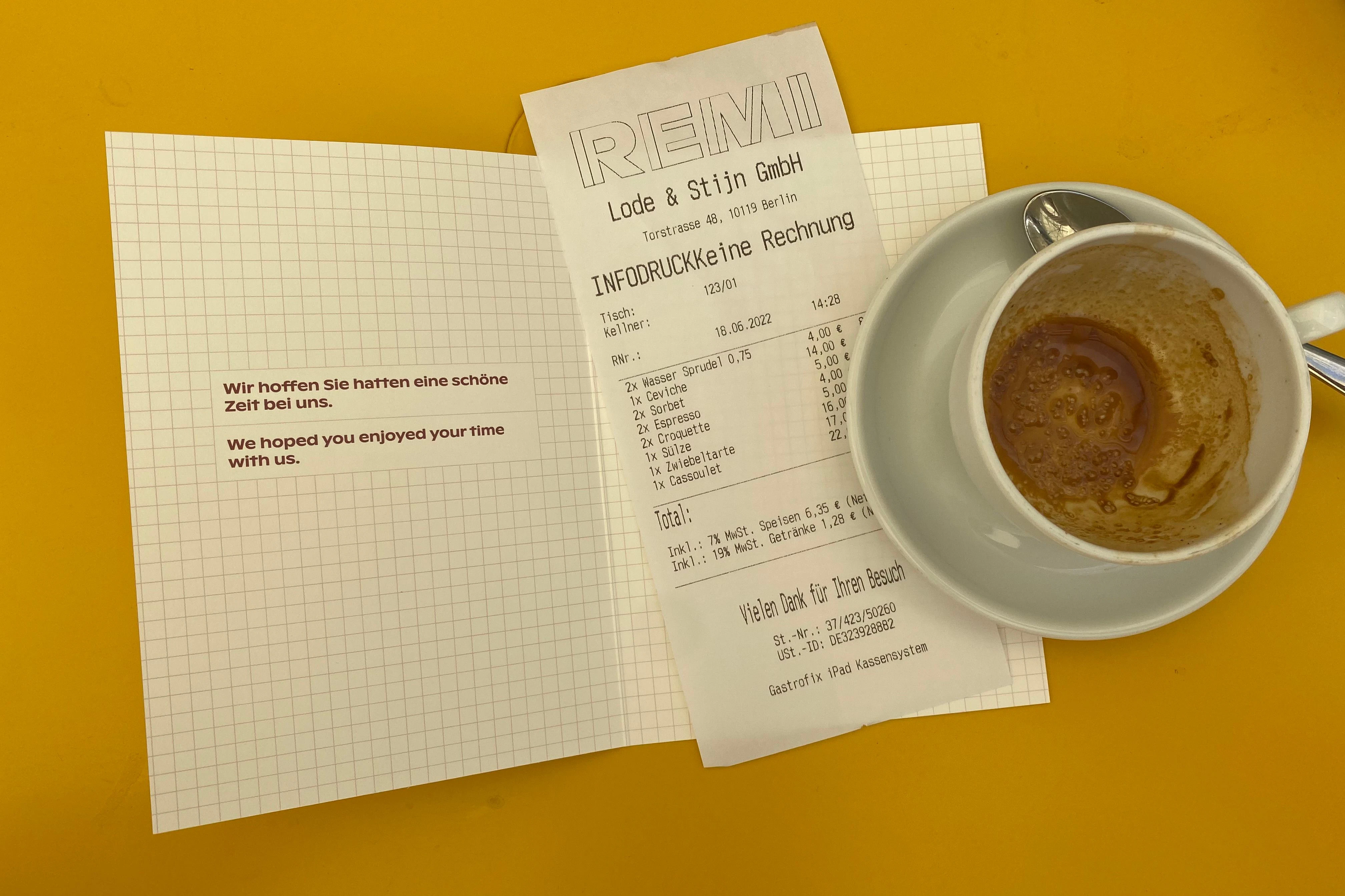 Espresso runtergespült und weiter in den Samstag hinein treiben lassen: Ein Besuch im Remi macht fast gänzlich glücklich.