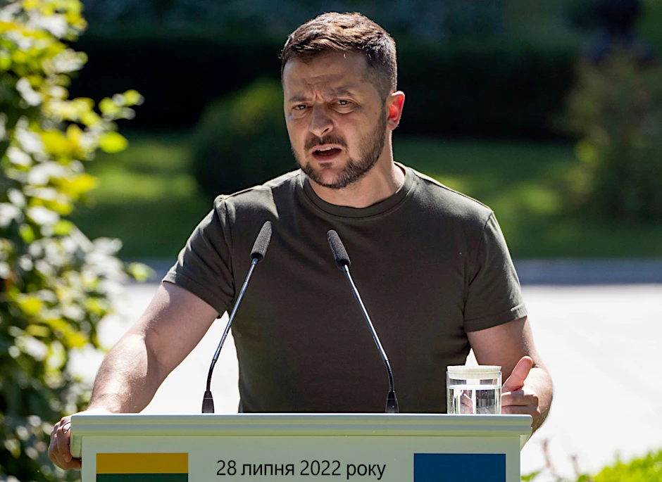 Der ukrainische Präsident Wolodymyr Selenskyj
