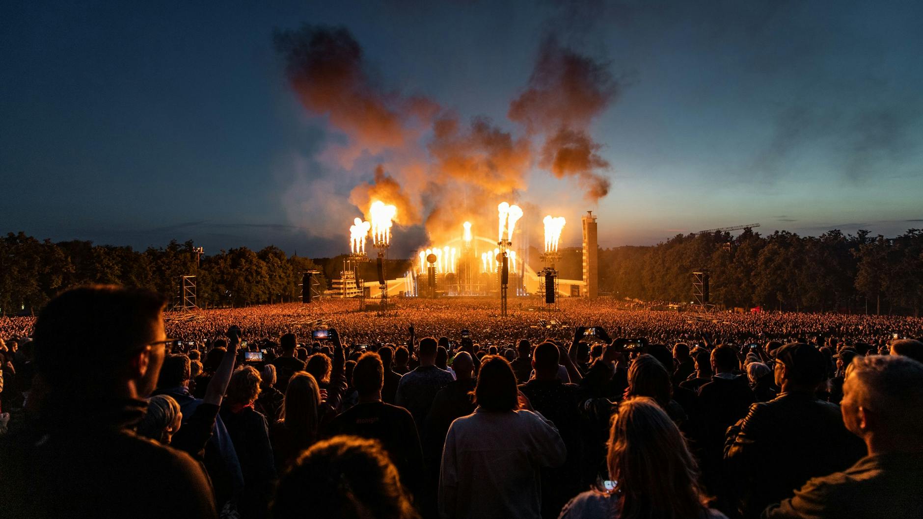 Hunderttausende Menschen sahen die Konzerte von Rammstein bei der Europa-Tour.