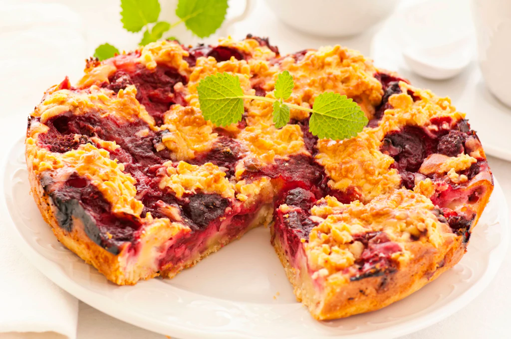 Unfassbar lecker: Rezept für Pflaumenkuchen mit Pudding und Streuseln! So einfach backen Sie den weltbesten Obstkuchen