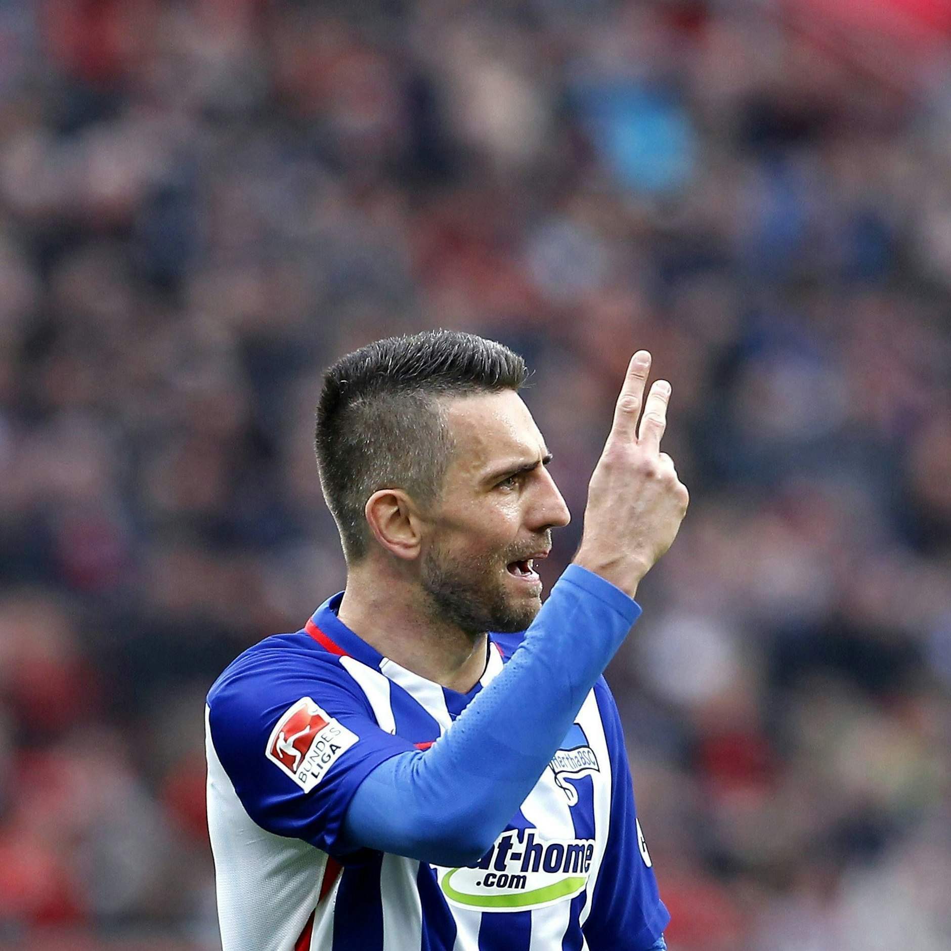 Wenn er traf, dann oft doppelt: Herthas „Vedator“ Vedad Ibisevic.