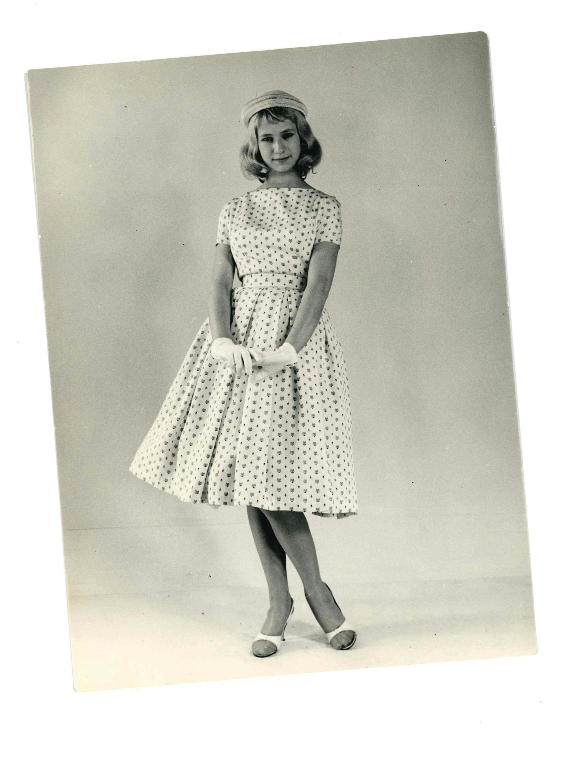 Jutta Voigt als Model, 1958
