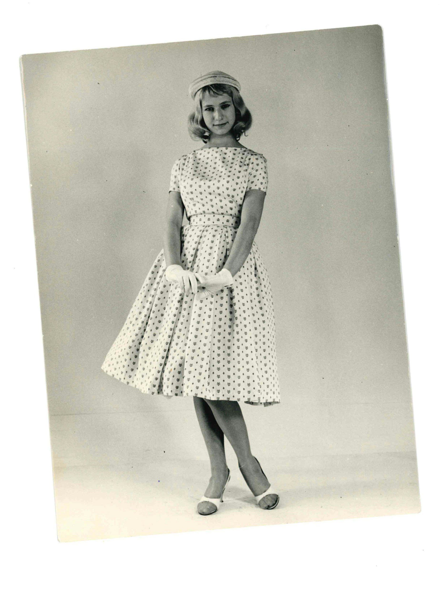 Jutta Voigt als Model, 1958