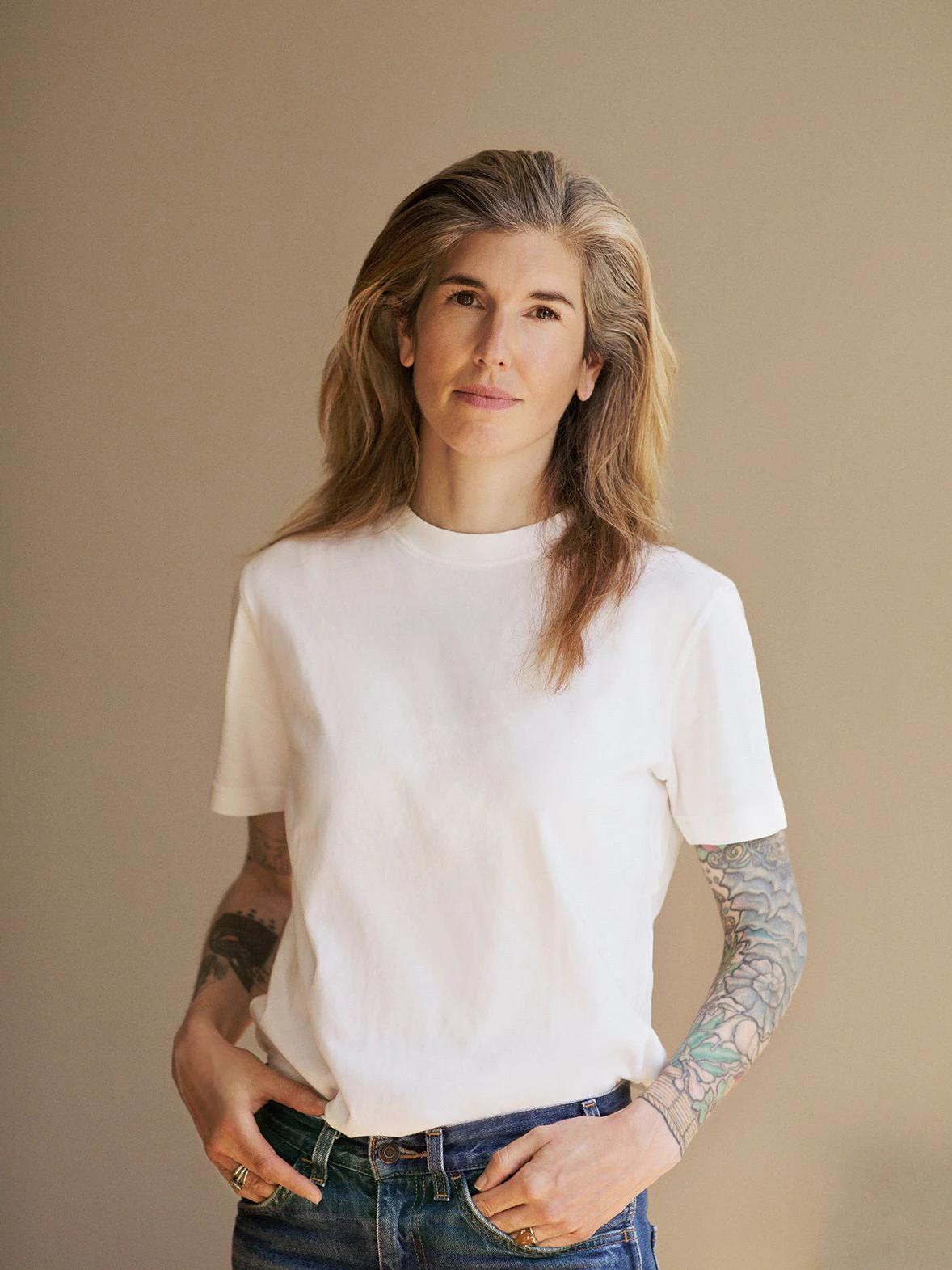 Melanie Dal Canton: Mondäne&nbsp;Frisur und Tattoos aus einer wilden Zeit.