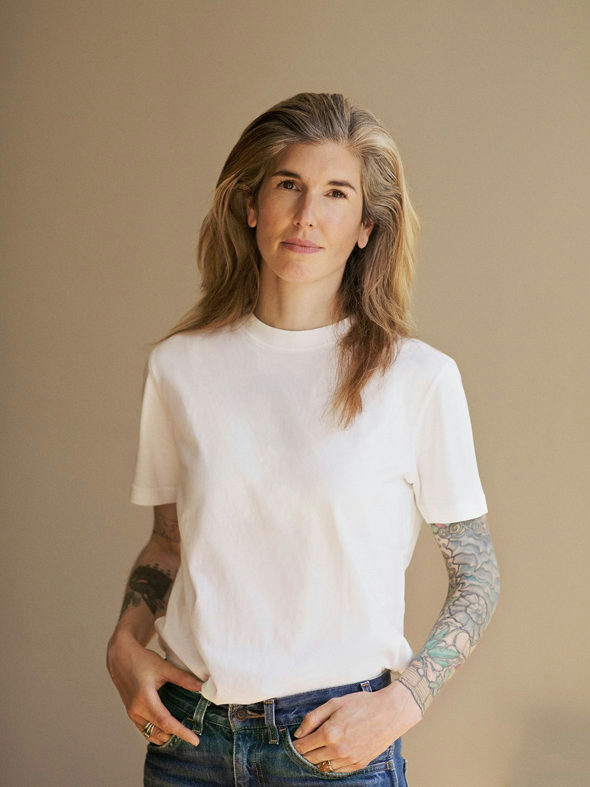 Melanie Dal Canton: Mondäne&nbsp;Frisur und Tattoos aus einer wilden Zeit.